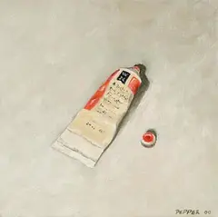 Mark Pepper, Vermillion, 2000, oil on linen