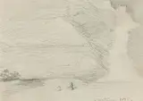 Autumn by John Butler Yeats, 1878, pencil on paper, sold Jun 2023