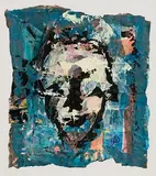 John Kingerlee, Head, oil on paper