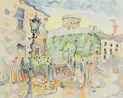 Ross Eccles, Millmount Fort, Drogheda, watercolour on paper
