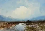 The Mountains of Mourne by William Percy French, watercolour on paper, sold May 2023