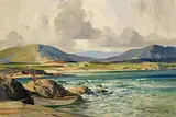 Breezy Day, Bunbeg, Co. Donegal by Maurice Canning Wilks, oil on canvas, offered May 2023