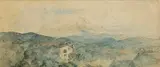 Elizabeth Corbet Yeats, View From Balcony of My Room, 1895, watercolour on paper