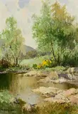 Spring in Glendun, Co. Antrim by Maurice Canning Wilks, oil on canvas, offered May 2023