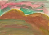 Basil Blackshaw, The Mournes, oil on paper
