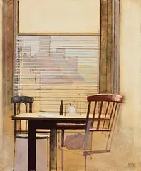 Richard J. Croft, Venetian Blind Series, 1982, oil on canvas