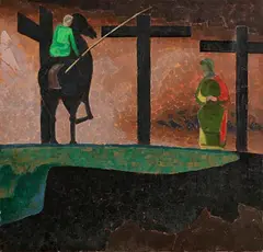 Patrick Pye, Crucifixion, 1960, oil on canvas