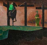 Patrick Pye, Crucifixion, 1960, oil on canvas
