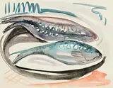 Nano Reid, Still Life - Fish on a Plate