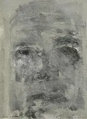 Self Portrait by Hughie O'Donoghue, 2000, carborundum - numbered 7 from an edition of 35, offered May 2023