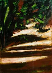 Seán McSweeney, Among the Trees Venta de Contreras, Spain(1982), oil on canvas