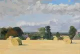 Blaise Smith, Summer Hay, 1998, oil on gesso panel