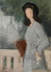 May Guinness, Portrait of a Lady, pastel on paper