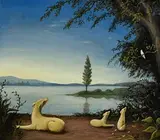 Robert Ryan, Song Bird, 2008, oil on canvas laid on board