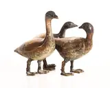 Colm J. Brennan, Three Geese, bronze - number 1 from an edition of 8