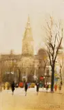 Anthony Robert Klitz, Cambridge Hall, Southport, oil on canvas