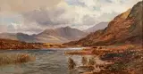 Alexander Williams, Lake and Mountains, Kerry, oil on board