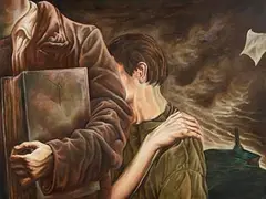 George Henry Smyth, A Book is a Loaded Weapon, 1994, oil on canvas