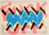 Leah Hewson, Tickle, Tickle, mixed media on Fabriano paper