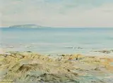 Thomas Ryan, Lambay Island, watercolour on paper