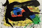 Joan Miro Spanish, Sobreteixims I, lithograph - published by Maeght, Paris 1973