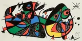 Joan Miro Spanish, Escultor, Italy, 1974, lithograph on Guarro paper - from an edition of 1500 - printed and published by Poligrafa, Barcelona in 1974