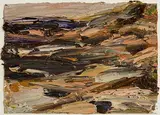 Mary Lohan, Seascape, oil on paper