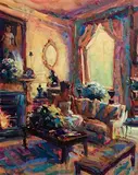 Norman Teeling, Evening Light, oil on canvas