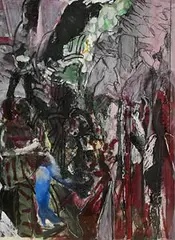 David Crone, Untitled, mixed media on paper