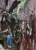 David Crone, Untitled, mixed media on paper