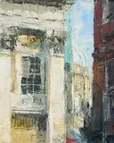 Aidan Bradley, Georgian Dublin, 1998, oil on board
