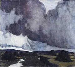 Paul Henry, A Western Landscape, 1919, oil on canvas