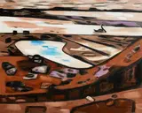 Norah McGuinness, The Black Swan, oil on canvas