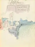 The Race Meeting by Jack Butler Yeats, watercolour and pencil on paper, sold Apr 2023