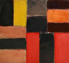 Sean Scully, Raval Rojo, 2004, oil on linen