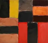 Sean Scully, Raval Rojo, 2004, oil on linen