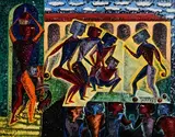 Basil Rakoczi, Boule, 1953, oil on board