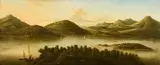 18th Century Irish School, Extensive Lake Scene (Possibly Killarney), oil on canvas
