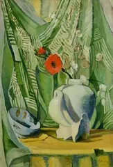 The Dove by Grace Henry, oil on board, sold Apr 2023