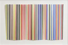 Peter Monaghan, Eye Music II, 2010, mixed media on board