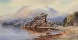 Alexander Williams, The Coilean Bawn Rock near Brickeen, Killarney, watercolour on paper