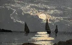 Ciaran Clear, Homing Hookers, oil on board