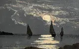 Ciaran Clear, Homing Hookers, oil on board