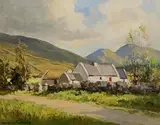 Mourne Farm Above Kilkeel, Co. Down by Maurice Canning Wilks, oil on canvas, offered Mar 2023