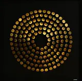 Peter Monaghan, Golden Circle, mixed media on board (3D)