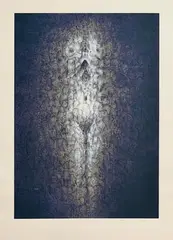 Human Image VIII by Louis le Brocquy, 2005, lithograph - numbered 35 from an edition of 75, sold Mar 2023