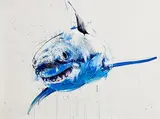 Dave White, Apex, giclee print with silkscreens, glaze and diamond dust, hand finished with platinum leaf - numbered 2 from an edition 10