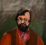 Brian Maguire, Jerry Farrell, August '82, acrylic on canvas