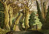 Simon Palmer, Near Caltom, Wensleydale, mixed media on paper