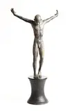 Michael Duhan, Balancing, 2013, bronze - numbered 1 from an edition of 6